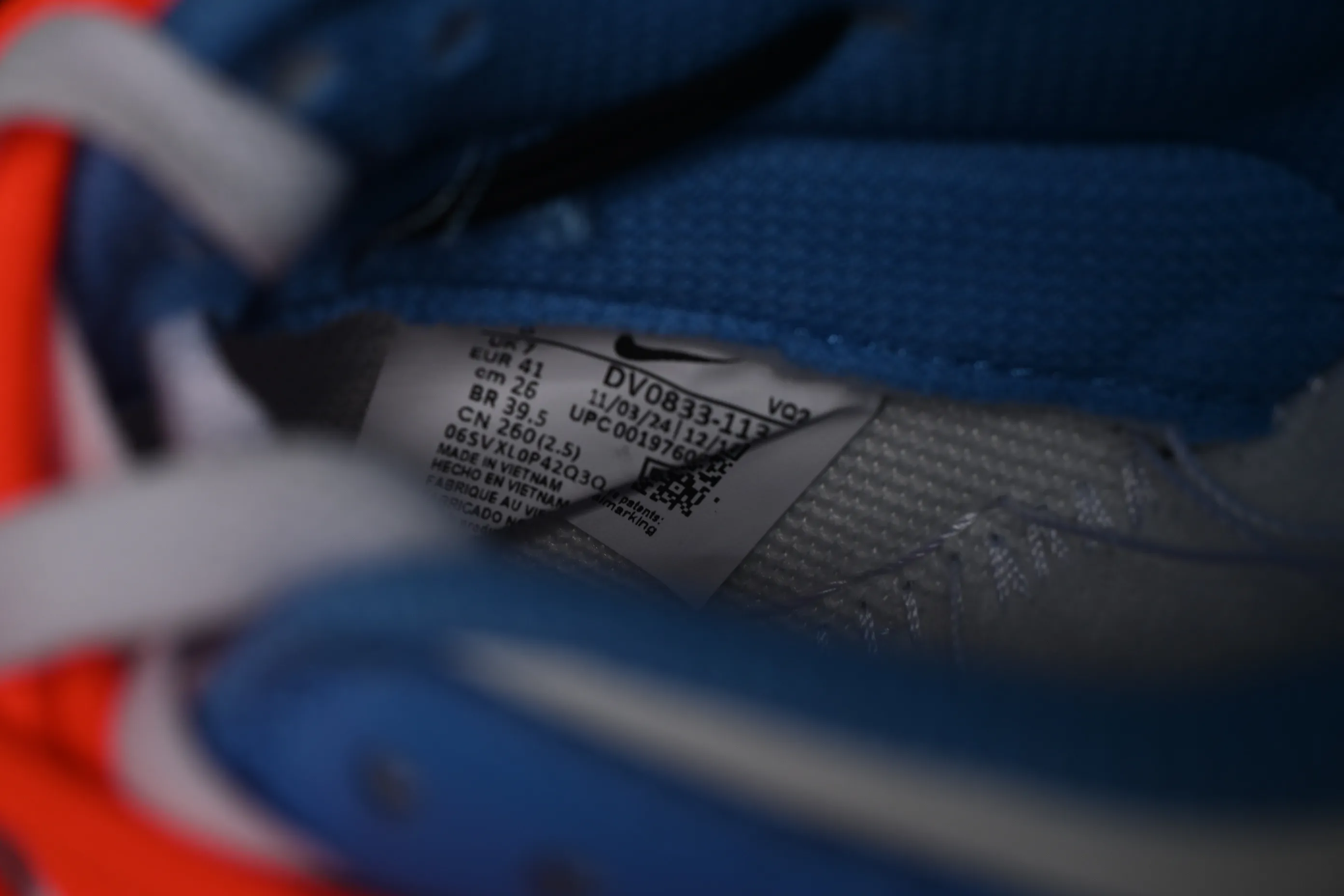 All categories Nk SB Dunk Series Nk SB Dunk Low High-end customized low-top sneakers Nike SB Dunk Low white and blue straps low-top casual sneakers DV0833-113